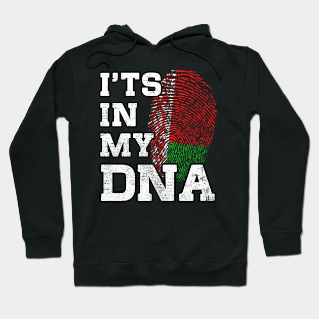 It's In My DNA Belarusian Fingerprint Proud Belarus Flag Hoodie by snnt